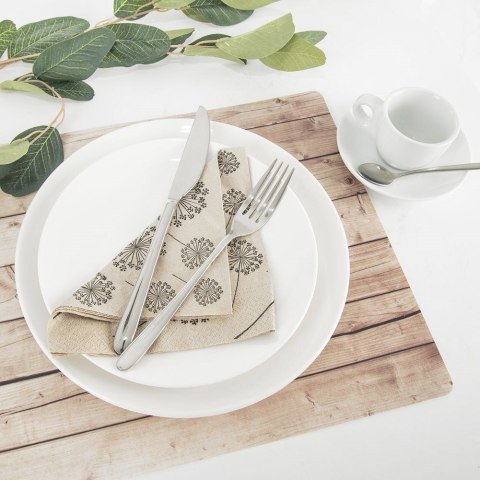 Podkładka na Stół Wzór Deska Beżowa 43 x 30 cm ORION Mata PCV