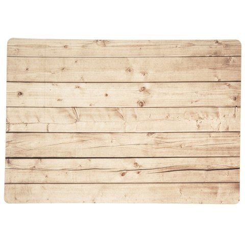 Podkładka na Stół Wzór Deska Beżowa 43 x 30 cm ORION Mata PCV
