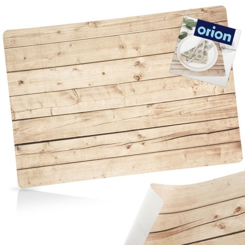 Podkładka na Stół Wzór Deska Beżowa 43 x 30 cm ORION Mata PCV