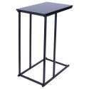 Stolik Kawowy Metalowy Loft Czarny Boczny Uniwersalny ORION 40x26x58 cm