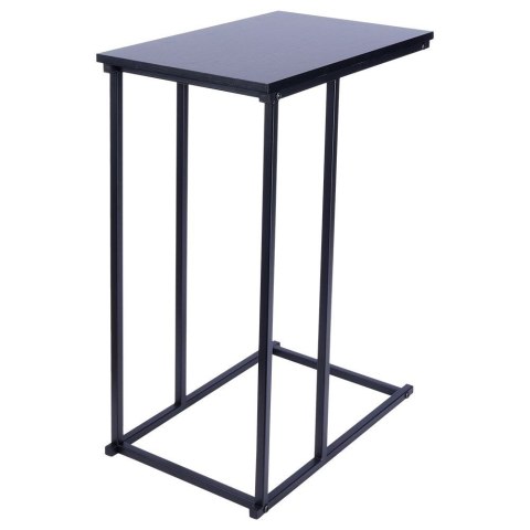 Stolik Kawowy Metalowy Loft Czarny Boczny Uniwersalny ORION 40x26x58 cm
