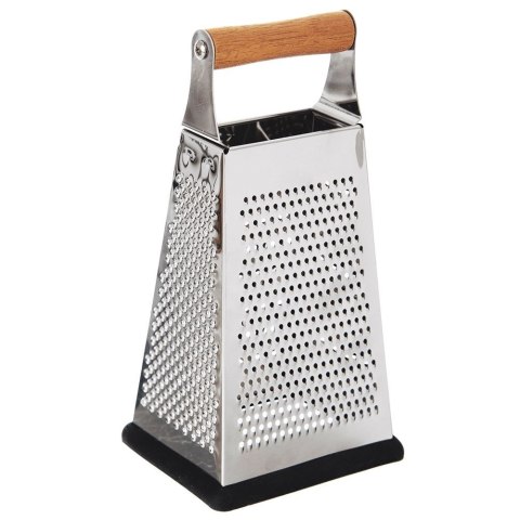 Tarka Kuchenna 4-Stronna Stalowa Ostra ORION 22 cm Uchwyt Bambus