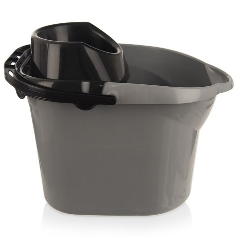 Wiadro do Mopa z Wyciskaczem 12 L ORION Uchwyt na Kij 38 x 28 cm
