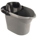 Wiadro do Mopa z Wyciskaczem 12 L ORION Uchwyt na Kij 38 x 28 cm