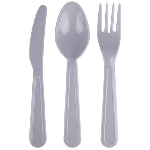 Zestaw Piknikowy 20 el. VILDE Plastikowy Talerze Kubki Sztućce