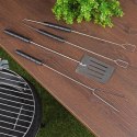 Zestaw Przyborów do Grilla 3 el. BBQ COLLECTION Łopatka Szczypce Widelec