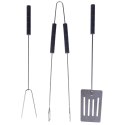 Zestaw Przyborów do Grilla 3 el. BBQ COLLECTION Łopatka Szczypce Widelec