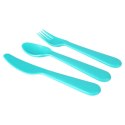 Zestaw Sztućców 18 el. EXCELLENT HOUSEWARE Piknikowe Plastik Kolorowe