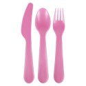 Zestaw Sztućców 18 el. EXCELLENT HOUSEWARE Piknikowe Plastik Kolorowe