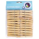 Klamerki na Pranie UC Bambusowe 48 szt. Mocny Zatrzask Odporne