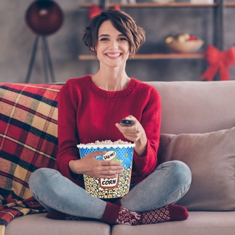 Pojemnik na Popcorn Chipsy z Dekorem 2,3 L ORION Wielokrotnego Użytku