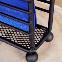 Serwetnik Metalowy Loft Czarny Industrialny 11,5 x 10 cm VILDE