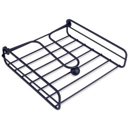 Serwetnik Metalowy Czarny z Dociskaczem 19 x 19,5 cm do Stolu VILDE