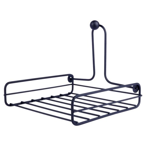 Serwetnik Metalowy Czarny z Dociskaczem 19 x 19,5 cm do Stolu VILDE