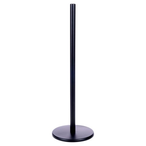 Stojak na Papier Toaletowy Wolnostojący Stalowy Czarny Mat na 5 Rolek BS