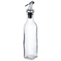 Butelka na Oliwę Ocet z Dozownikiem Szklana VILDE 250 ml Przezroczysta