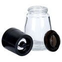 Młynek Ręczny do Pieprzu i Soli Szklany 13 cm 2 szt. Regulacja VILDE