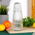 Karafka ze Szklanką EXCELLENT 1 L + 220 ml Zestaw 2 el. Szkło