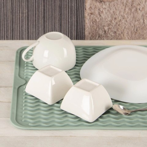 Mata do Suszenia Naczyń Gumowa Zielona 40 x 30,5 cm do Zmywarki ORION