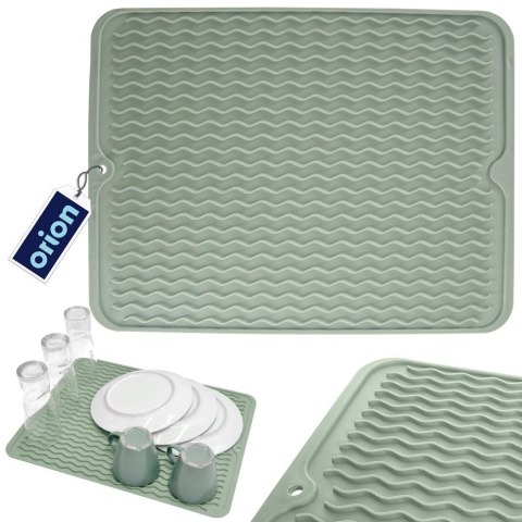 Mata do Suszenia Naczyń Gumowa Zielona 40 x 30,5 cm do Zmywarki ORION