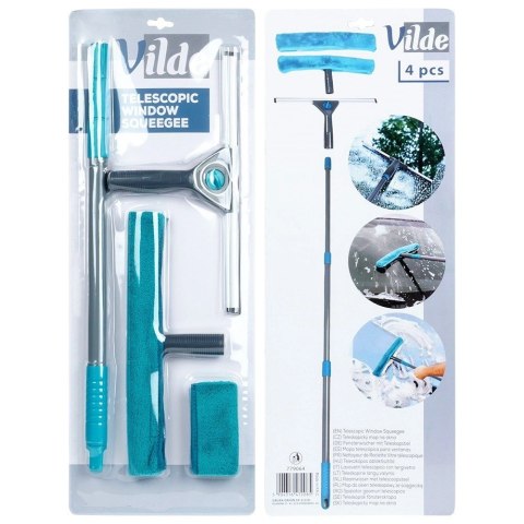 Zestaw Mop do Okien Luster ze Ściągaczką Wkładem Teleskopowy ORION 4 el.