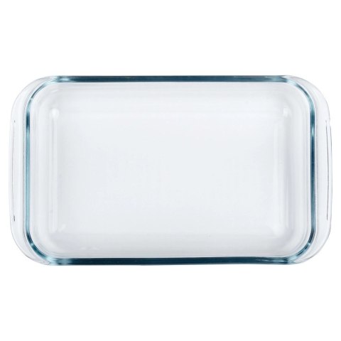 Naczynie Żaroodporne Szklane 25,5 x 15 cm Borokrzemowe z uchwytami VILDE