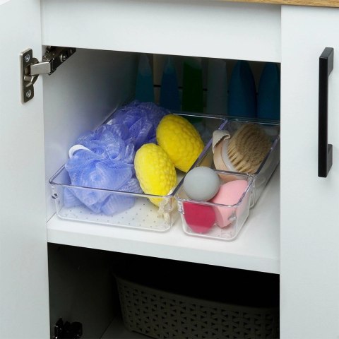 Organizer na Kosmetyki Modułowy 4 el VILDE Akrylowy Przezroczysty