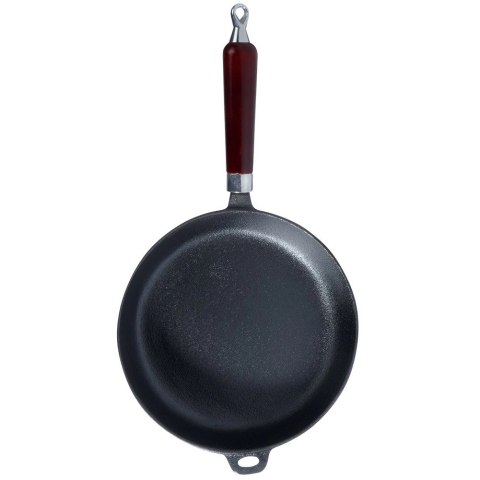 Patelnia Żeliwna Indukcja Gaz Grillowa na Ognisko Solidna Trwała VILDE 24cm