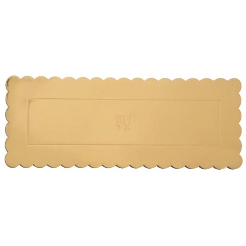 Podkład pod Ciasto Prostokąt Złoty 33 x 12 cm ORION do Mazurka