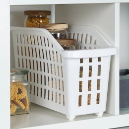 Pojemnik Organizer na Kółkach Wąski 13 L VILDE Biały 46 x 18 x 26,5 cm