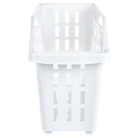 Pojemnik Organizer na Kółkach Wąski 13 L VILDE Biały 46 x 18 x 26,5 cm