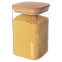 Pojemnik Kuchenny na Makaron Mąkę Szklany z Pokrywką Uszczelką ORION 1,1 l