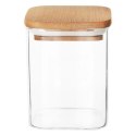Pojemnik Szklany Kwadratowy Sypkie 850 ml ORION z Uszczelką 12,5 x 10,5 cm