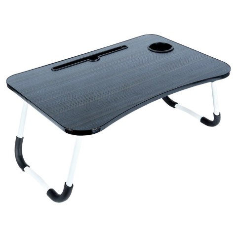 Stolik Składany Pod Laptopa Tablet do Łóżka Śniadaniowy Szary VILDE