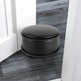 Stoper do Drzwi Ciężki Metalowy Czarny Antypoślizgowy 11,5 cm VILDE