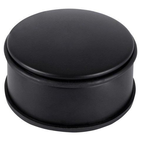 Stoper do Drzwi Ciężki Metalowy Czarny Antypoślizgowy 11,5 cm VILDE