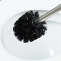 Szczotka Zapasowa do Toalety WC Czarne Włosie Stalowy Uchwyt 35 cm VILDE