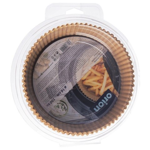 Wkład do Frytkownicy Air Fryer 100 szt. ORION Pergaminowy Okrągły 16 cm