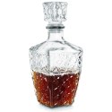 Karafka do Whisky EXCELLENT Szklana 830 ml Zdobiona Korek Prezent