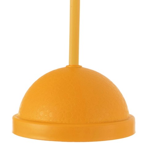 Kubek z Pokrywką i Słomką 450 ml ORION Pomarańczowy Nietłukący do Napojów