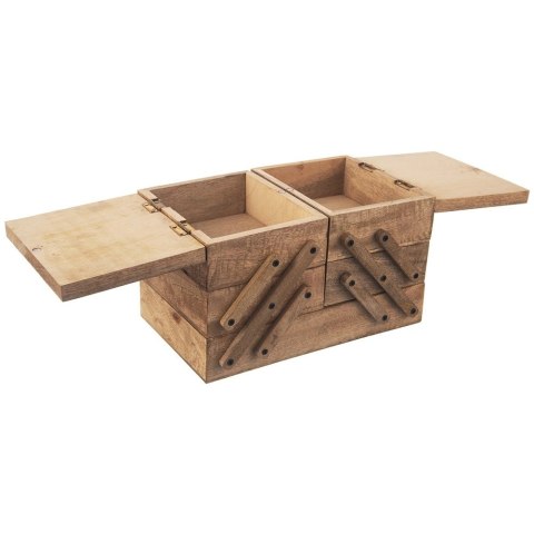 Niciarka Pojemnik Organizer na Nici Drewniana Pojemna ORION 30,5/71x18x21cm