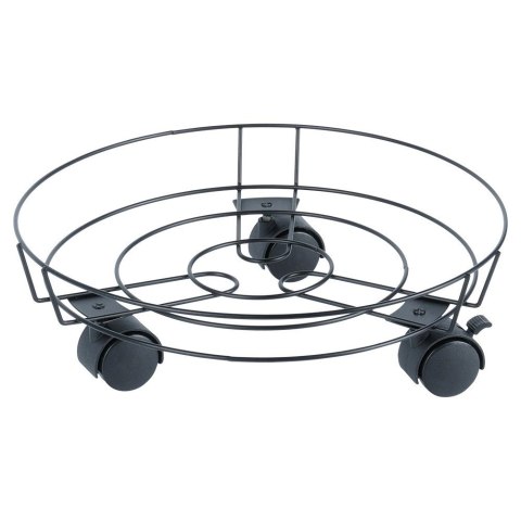 Podstawka pod doniczkę na kółkach metalowa 31,5 cm Podstawka pod doniczkę na kółkach metalowa 31,5 cm