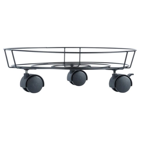 Podstawka pod doniczkę na kółkach metalowa 31,5 cm Podstawka pod doniczkę na kółkach metalowa 31,5 cm