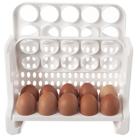 Pojemnik na Jajka Organizer Trzypoziomowy 30 szt. ORION 28 x 10 x 22,5 cm
