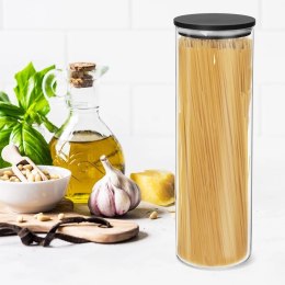 Pojemnik Szklany na Spaghetti 1,5 L ORION z Pokrywką Uszczelką 27 x 9 cm