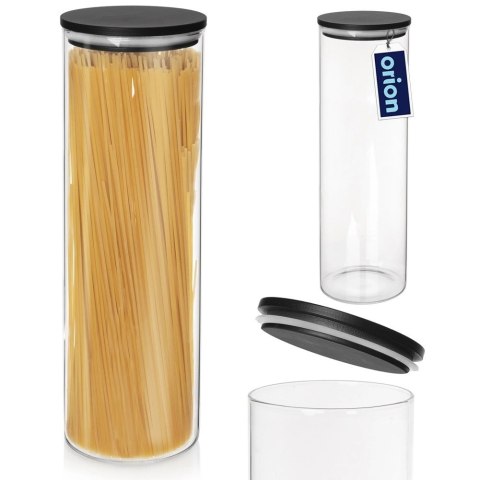 Pojemnik Szklany na Spaghetti 1,5 L ORION z Pokrywką Uszczelką 27 x 9 cm