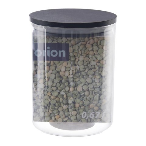 Pojemnik Szklany Sypkie Produkty 600 ml ORION z Uszczelką 12 x 9 cm