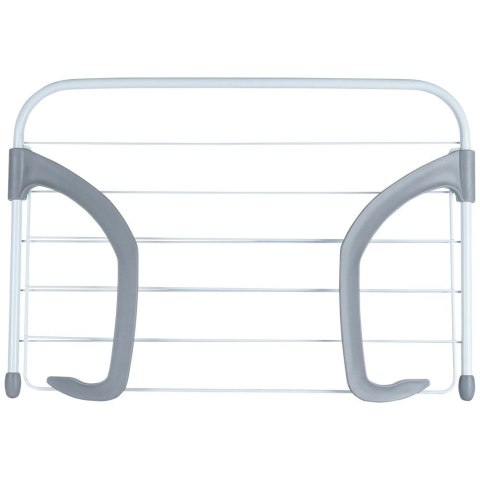 Suszarka na Pranie na Kaloryfer Metalowa Biała Rozkładana VILDE 55x50,5 cm