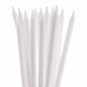 Świeczki do Tortu Długie 12 szt. 14,5 cm ORION Białe z Podstawkami