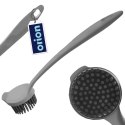 Szczotka Silikonowa do Mycia Naczyń Ze Skrobakiem Szara 22,5 cm ORION